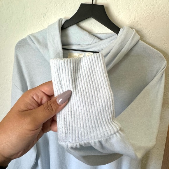 NWT ANTHROPOLOGIE COWL NECK TUNIC TOP IN SKY - Picture 8 of 14